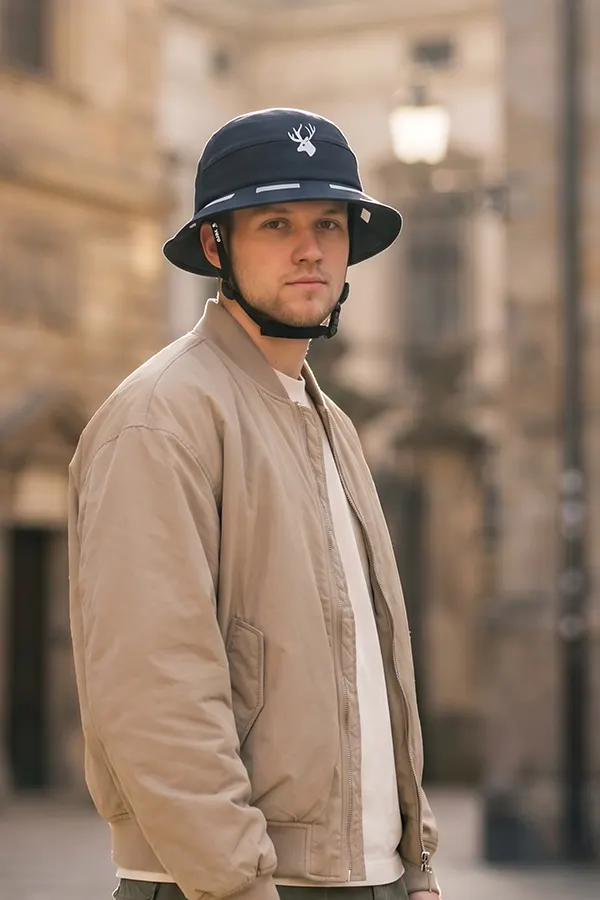 Vero Helm Cover Black bucket hat